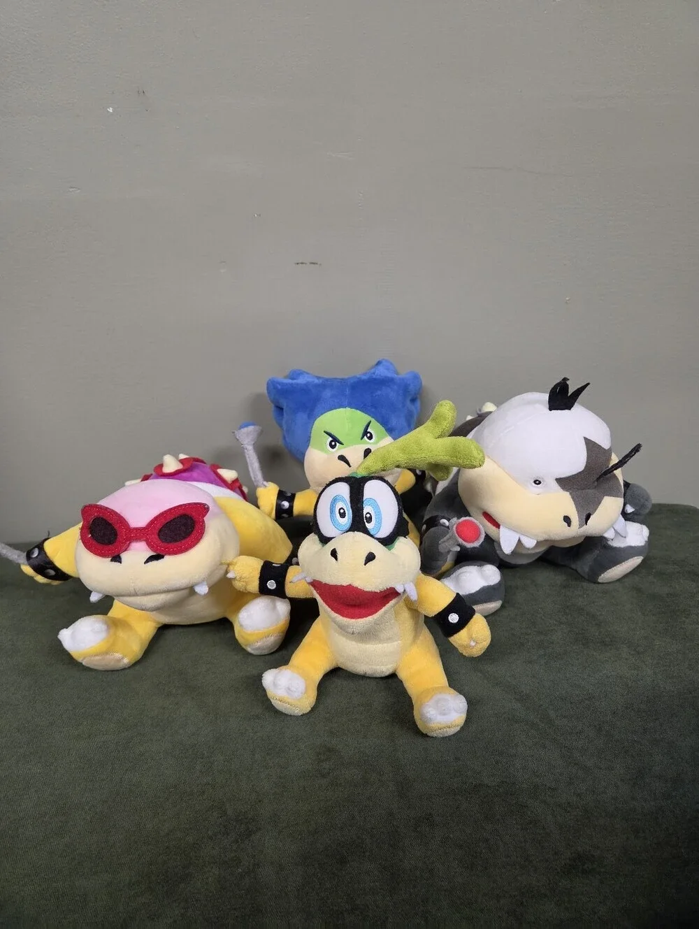Super Mario Koopalings Plush Lot of 4 - Authentic Japan Import Wendy Roy Iggy Mo